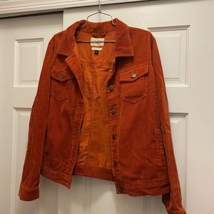 Orange Corduroy jacket